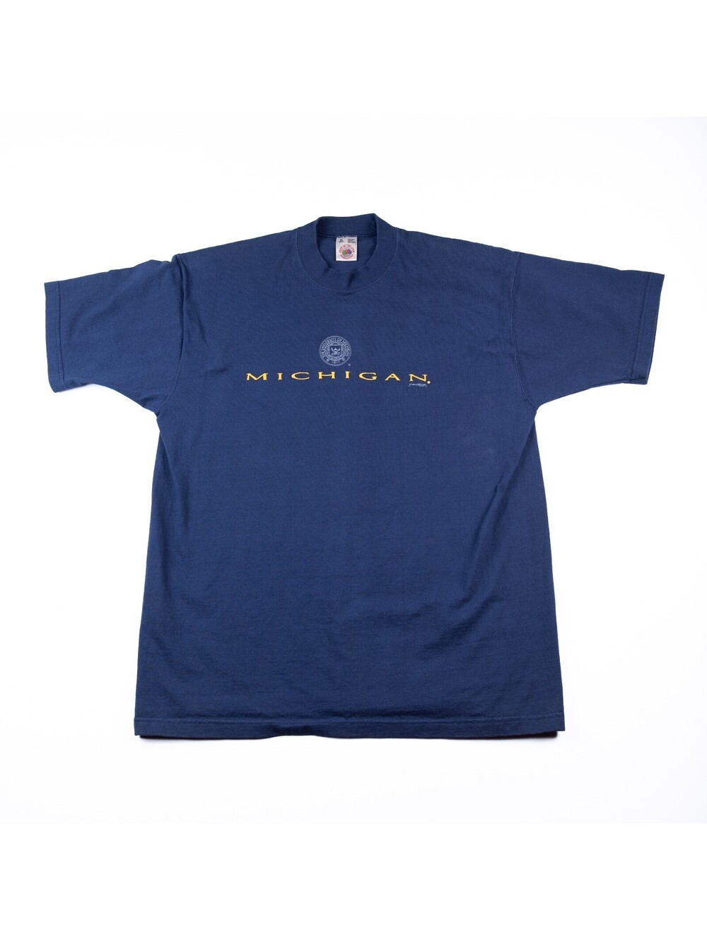 Vintage 90s Michigan Wolverines T Shirt XL USA Fruit of the Loom University